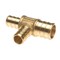 Apollo 3/4 in. x 1/2 in. x 1/2 in. Brass PEX Barb Tee APXT341212 - alternate 1